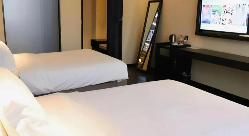 Bed in Xana Hotelle Nanjing Xinjiekou Daxinggong Metro Station