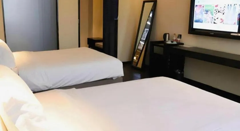 Bed in Xana Hotelle Nanjing Xinjiekou Daxinggong Metro Station