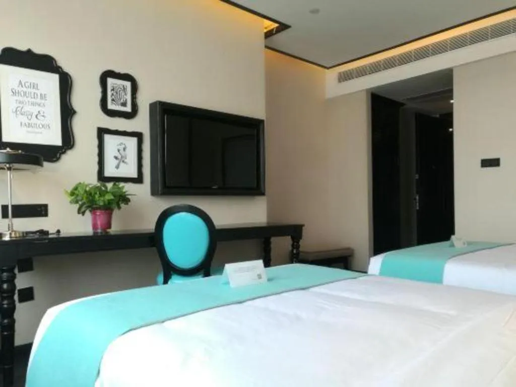 Bed in Xana Hotelle·Tianshui Shangyi Plaza