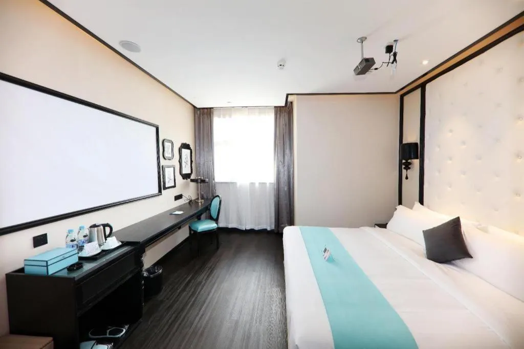 Bed in Xana Hotelle·Tianshui Shangyi Plaza