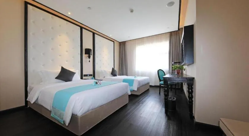 Bed in Xana Hotelle·Tianshui Shangyi Plaza