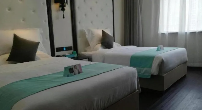 Bed in Xana Hotelle·Tianshui Shangyi Plaza