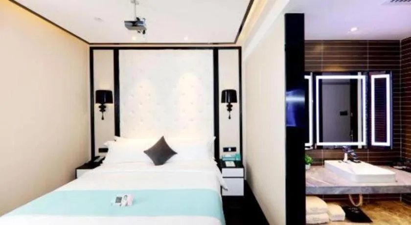 Bed in Xana Hotelle·Tianshui Shangyi Plaza