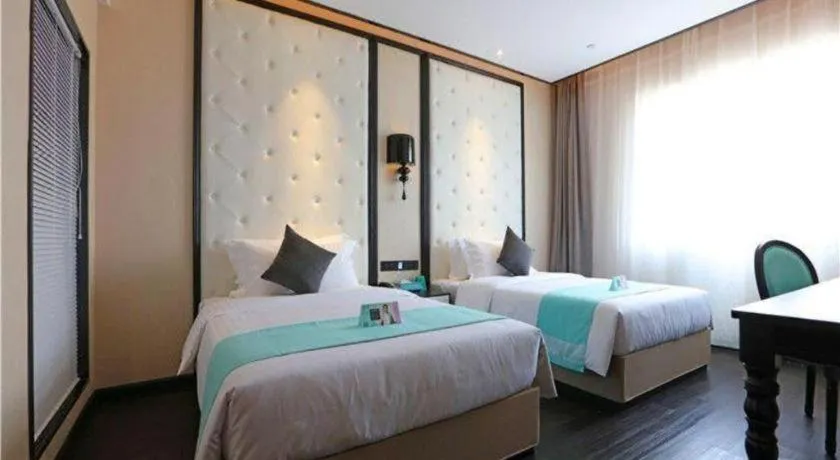 Bed in Xana Hotelle·Tianshui Shangyi Plaza