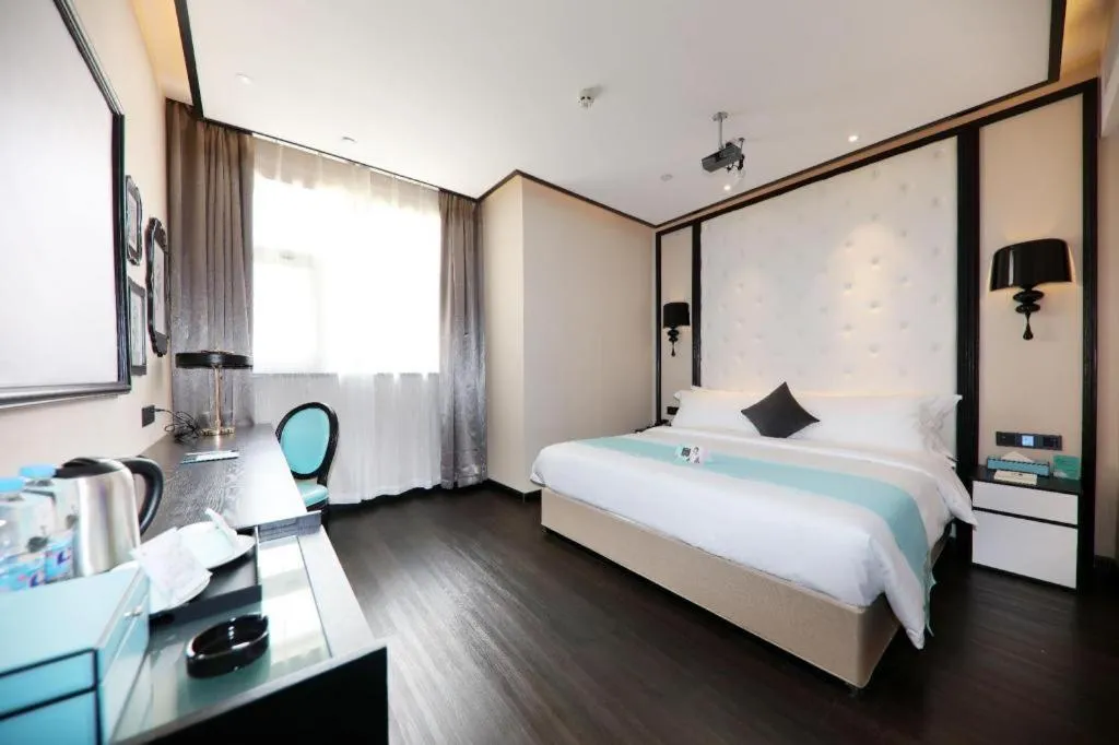 Bed in Xana Hotelle·Tianshui Shangyi Plaza
