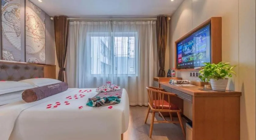 Bed in James Joyce Coffetel Hefei University of Technology