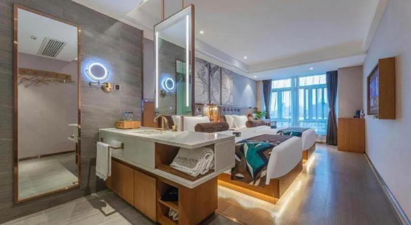 Bed in James Joyce Coffetel Hefei University of Technology