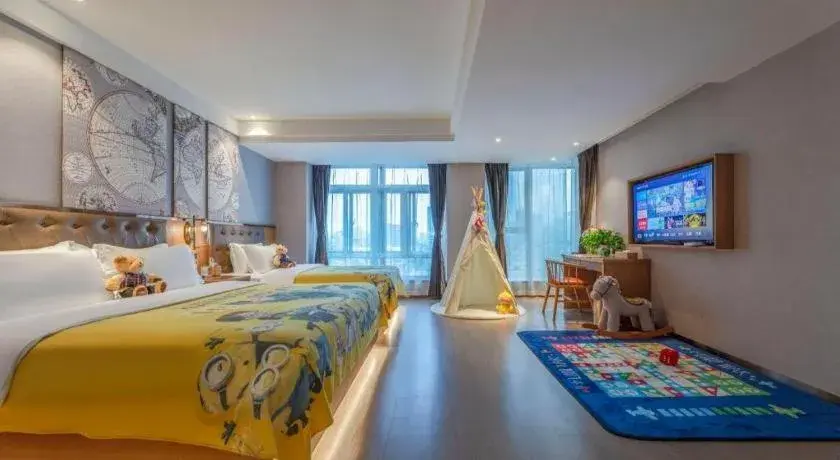 Bed in James Joyce Coffetel Hefei University of Technology Bed in James Joyce Coffetel Hefei University of Technology