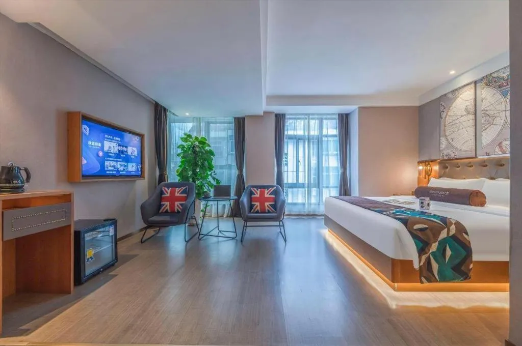 Bed in James Joyce Coffetel Hefei University of Technology