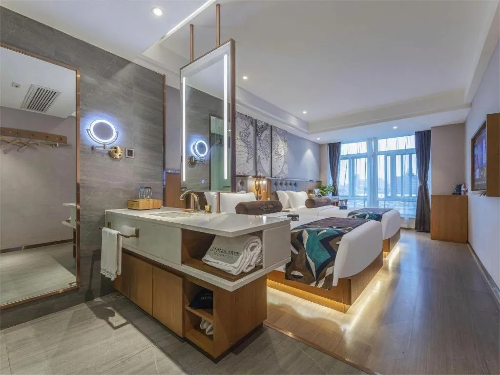 Bed in James Joyce Coffetel Hefei University of Technology