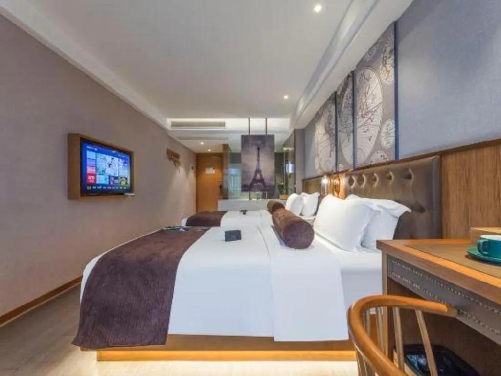 Bed in James Joyce Coffetel Hefei University of Technology