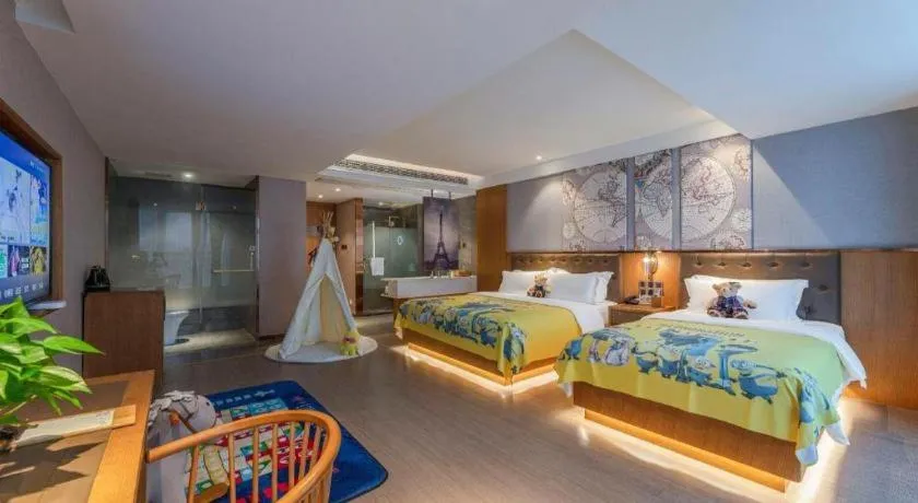 Bed in James Joyce Coffetel Hefei University of Technology