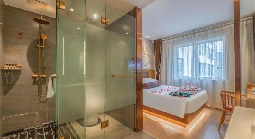 Bed in James Joyce Coffetel Hefei University of Technology