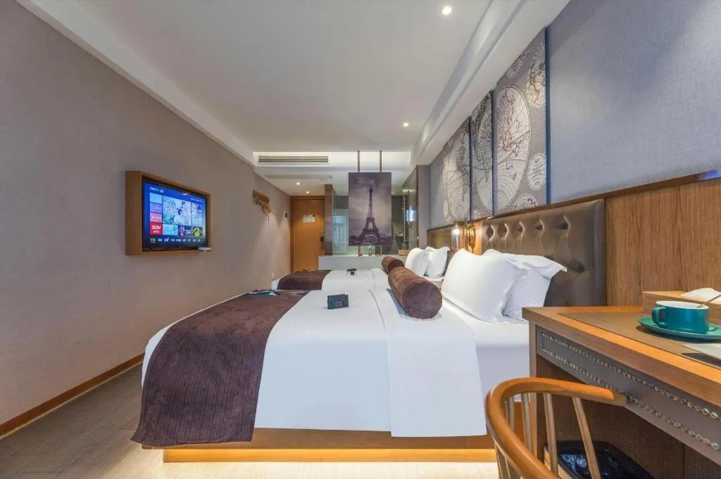 Bed in James Joyce Coffetel Hefei University of Technology