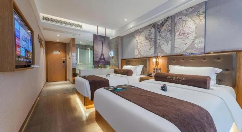 Bed in James Joyce Coffetel Hefei University of Technology