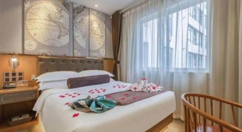 Bed in James Joyce Coffetel Hefei University of Technology