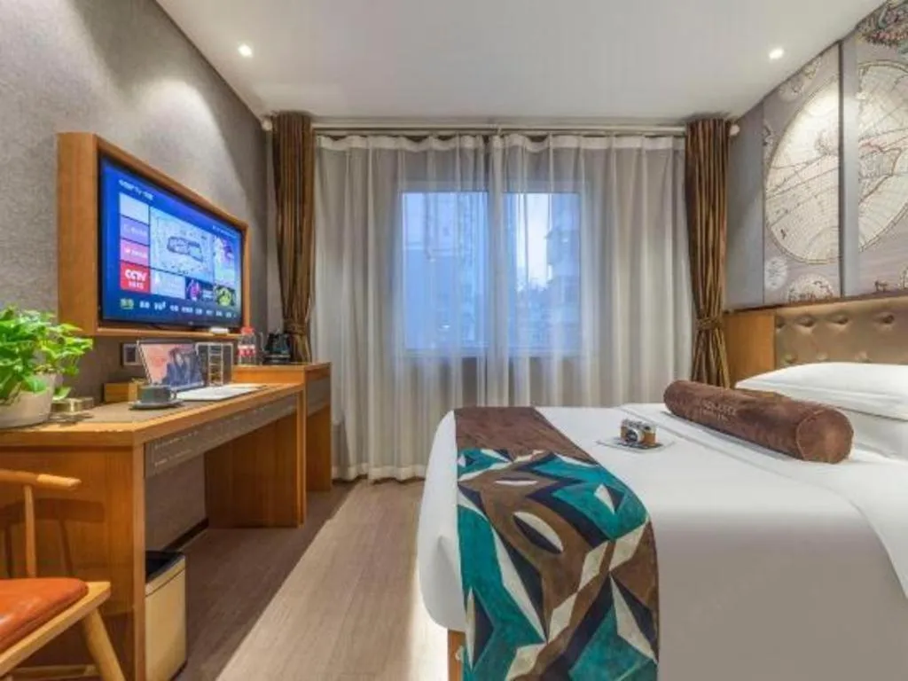 Bed in James Joyce Coffetel Hefei University of Technology