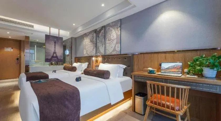 Bed in James Joyce Coffetel Hefei University of Technology Bed in James Joyce Coffetel Hefei University of Technology