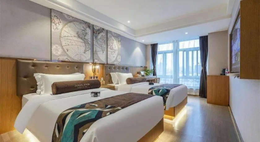 Bed in James Joyce Coffetel Hefei University of Technology