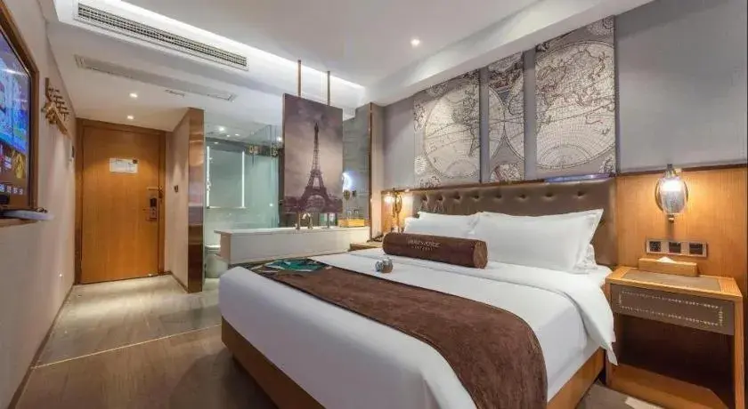 Bed in James Joyce Coffetel Hefei University of Technology Bed in James Joyce Coffetel Hefei University of Technology