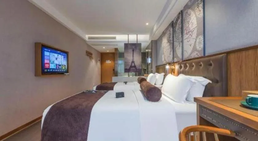 Bed in James Joyce Coffetel Hefei University of Technology