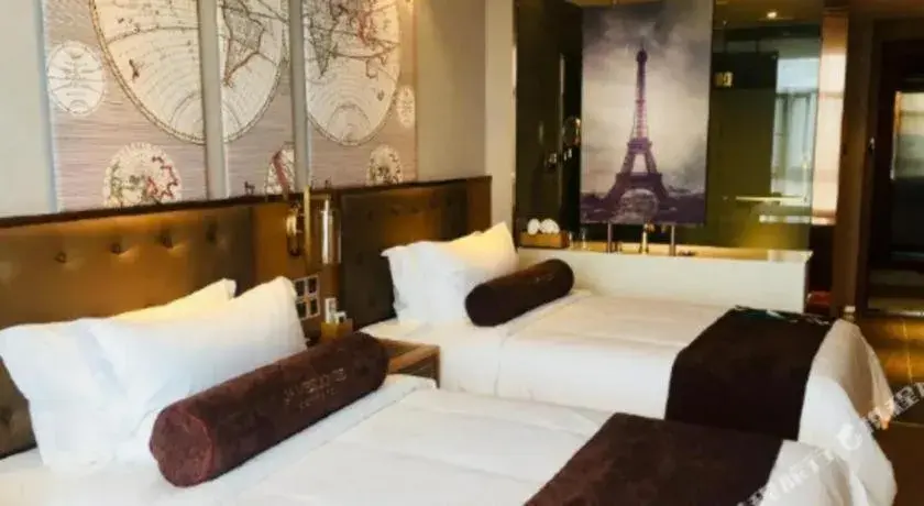 Bed in James Joyce Coffetel Hefei University of Technology Bed in James Joyce Coffetel Hefei University of Technology