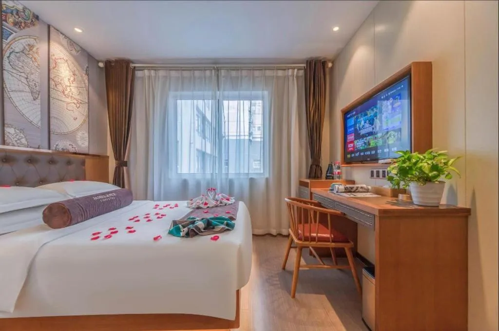 Bed in James Joyce Coffetel Hefei University of Technology