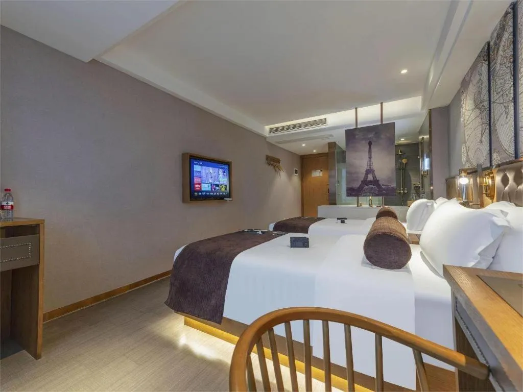 Bed in James Joyce Coffetel Hefei University of Technology