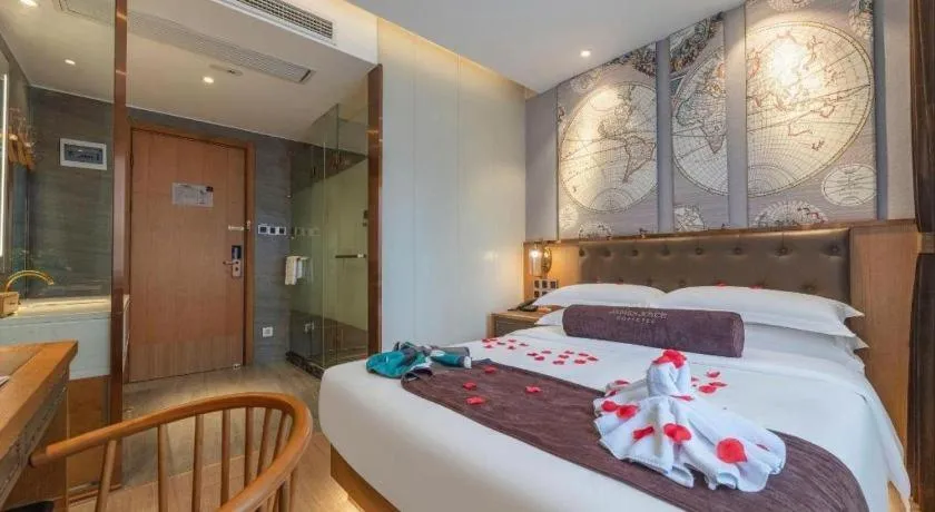 Bed in James Joyce Coffetel Hefei University of Technology