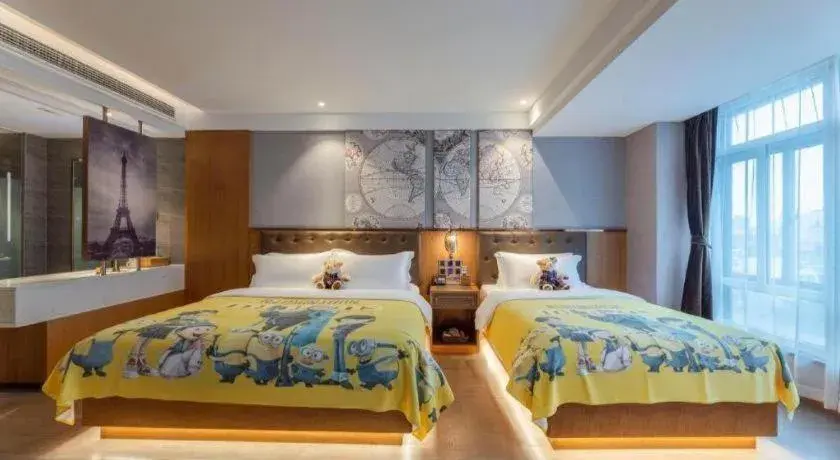 Bed in James Joyce Coffetel Hefei University of Technology Bed in James Joyce Coffetel Hefei University of Technology