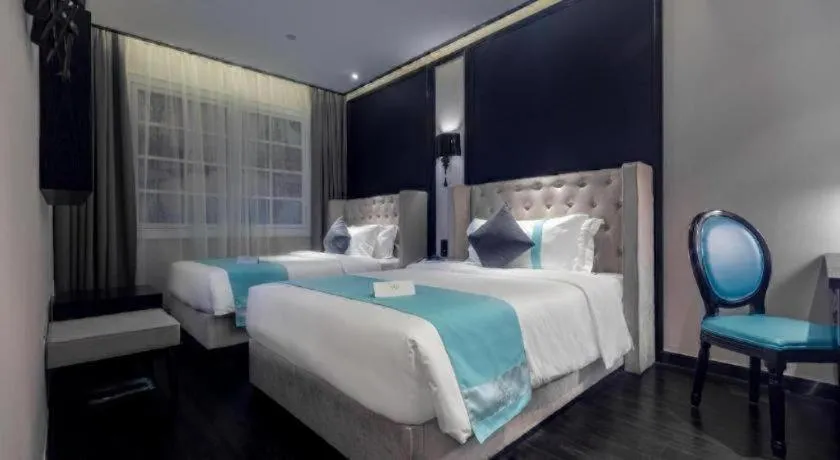 Bed in Xana Hotelle·Suzhou Shilu Shantang Street Scenic Spot
