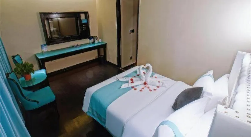 Bed in Xana Hotelle·Suzhou Shilu Shantang Street Scenic Spot