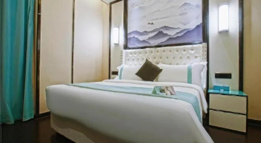 Bed in Xana Hotelle·Suzhou Shilu Shantang Street Scenic Spot