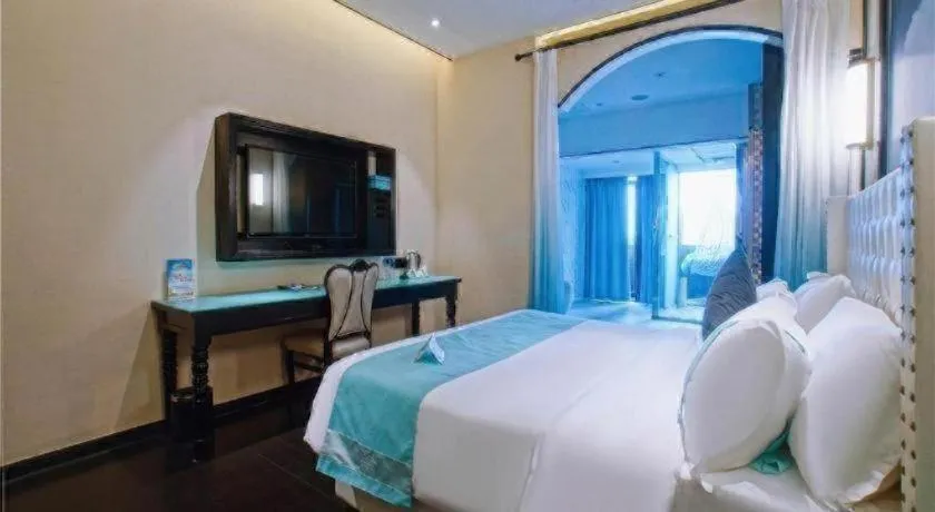 Bed in Xana Hotelle·Suzhou Shilu Shantang Street Scenic Spot