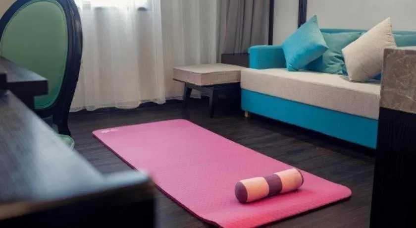 Bed in Xana Hotelle·Suzhou Shilu Shantang Street Scenic Spot