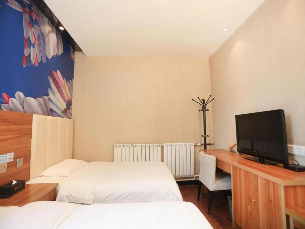 Bed in PAI Hotel Huayin Huashan Mountain Scenic Spot Ancient Street