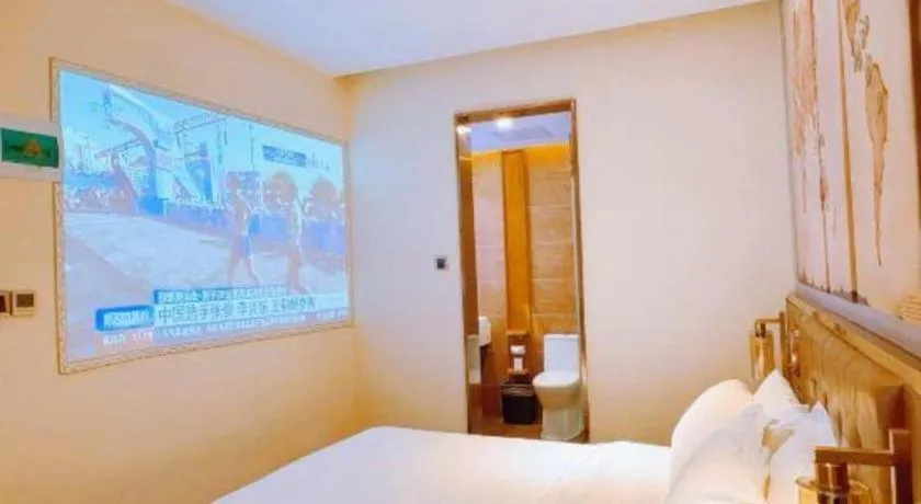 Bed in James Joyce Coffetel Beijing South Station Guang'anmen You'an Hospital