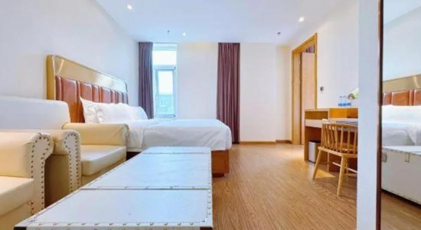 Bed in James Joyce Coffetel Beijing South Station Guang'anmen You'an Hospital