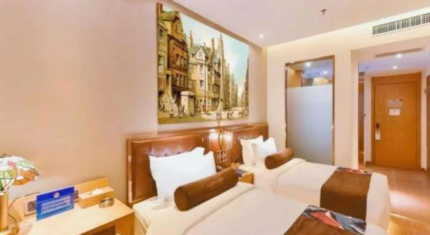 Bed in James Joyce Coffetel Beijing South Station Guang'anmen You'an Hospital