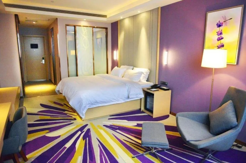 Bed in Lavande Hotel·Yichun Wanda, High Speed Railway Station