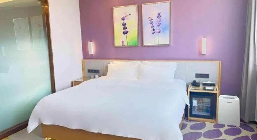 Bed in Lavande Hotel·Yichun Wanda, High Speed Railway Station