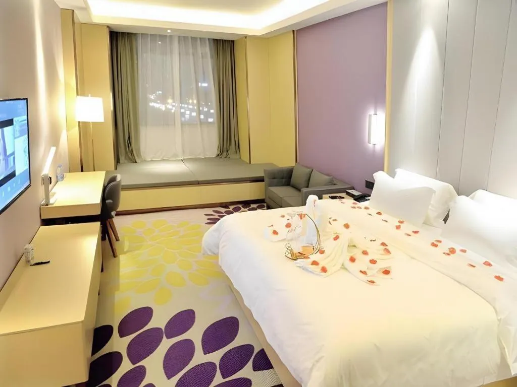 Bed in Lavande Hotel·Yichun Wanda, High Speed Railway Station