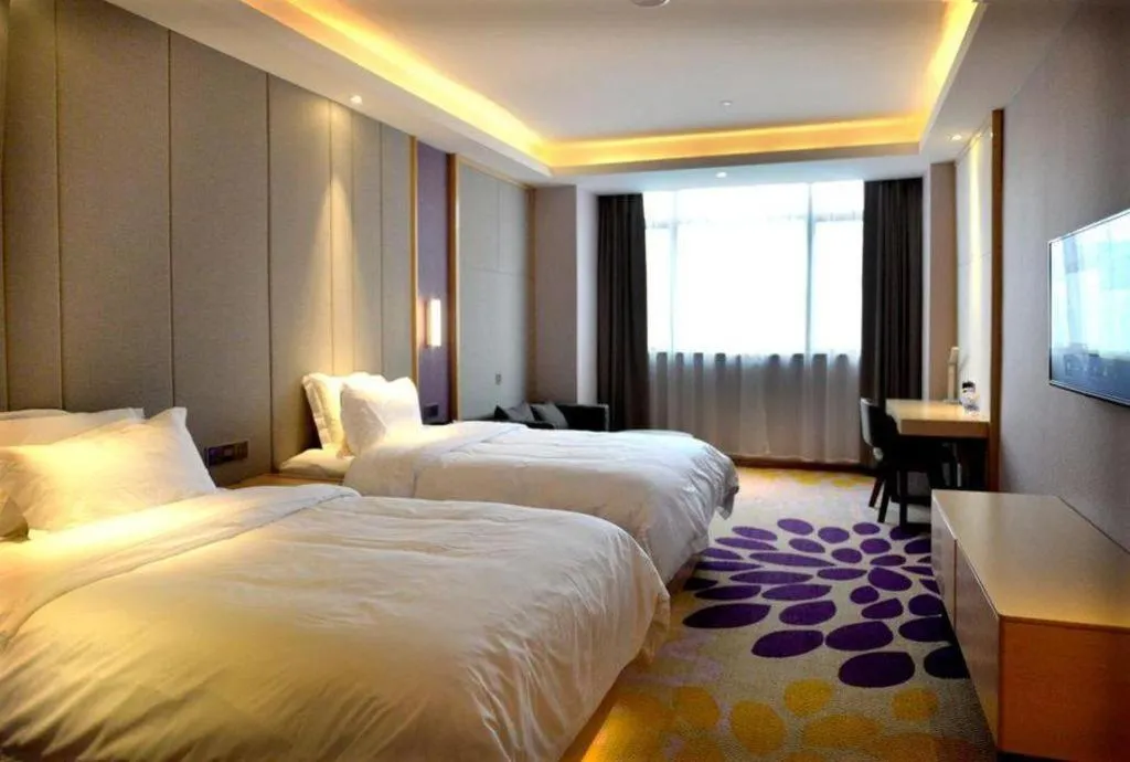 Bed in Lavande Hotel·Yichun Wanda, High Speed Railway Station