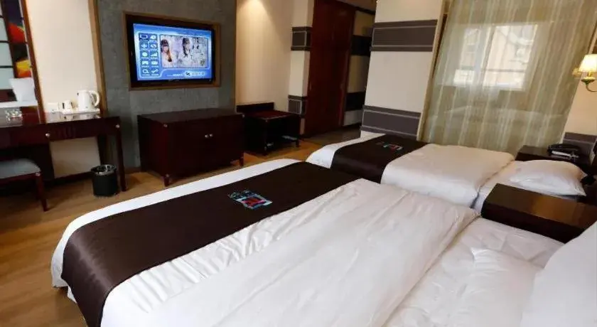 Bed in PAI Hotel·Changchun Jilin DaLu Bed in PAI Hotel·Changchun Jilin DaLu