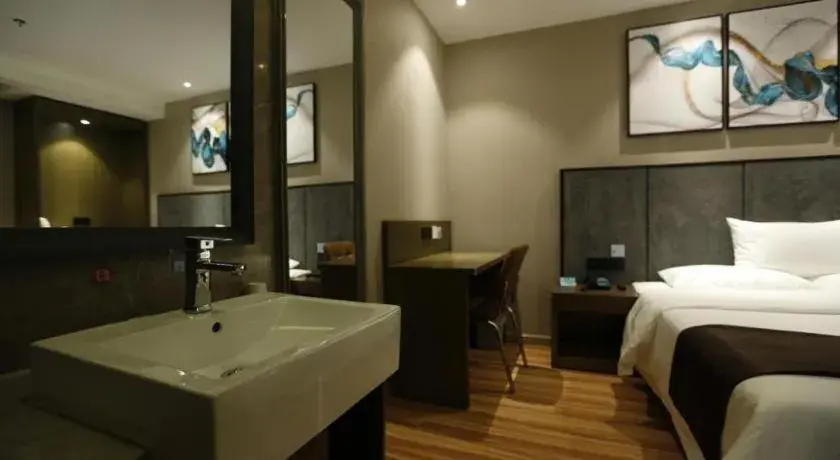 Bed in PAI Hotel·Changchun Jilin DaLu Bed in PAI Hotel·Changchun Jilin DaLu