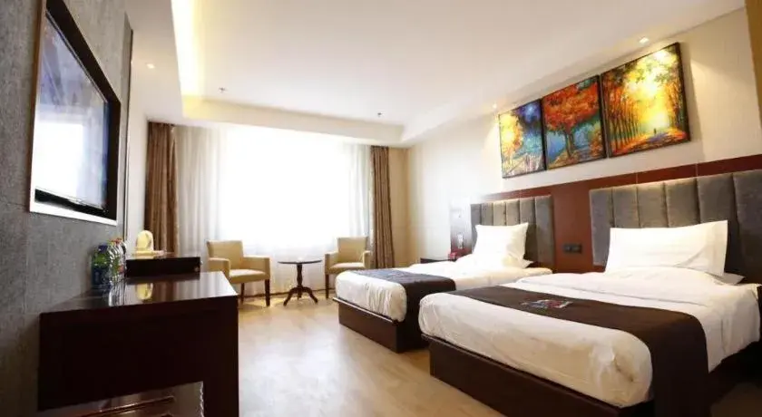 Bed in PAI Hotel·Changchun Jilin DaLu Bed in PAI Hotel·Changchun Jilin DaLu