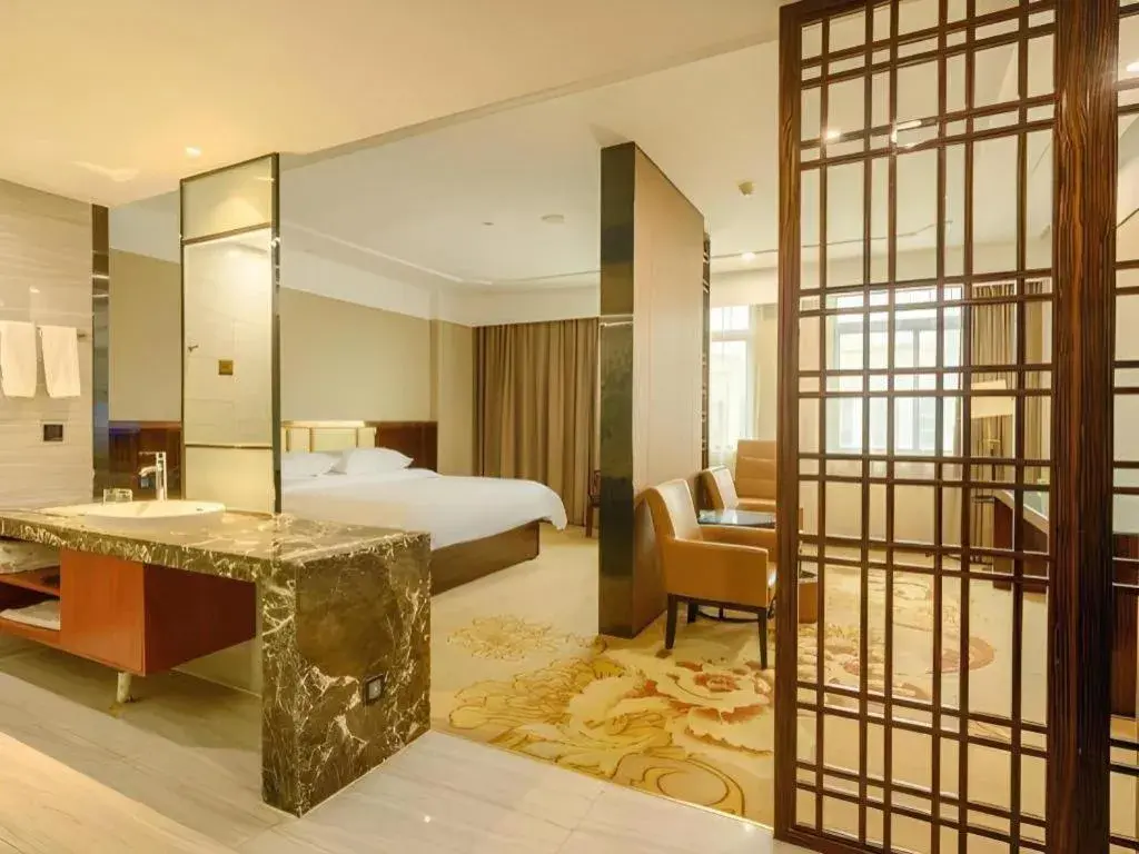 Bed in Vienna Classic Hotel Fujian Nanjing Bed in Vienna Classic Hotel Fujian Nanjing