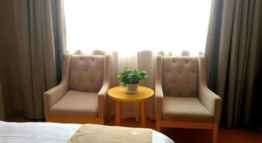 Bed in GreenTree Inn Tongling City ZonGYAng County Qishan Road People's Hospital