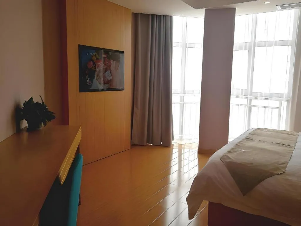 Bed in GreenTree Inn Tongling City ZonGYAng County Qishan Road People's Hospital