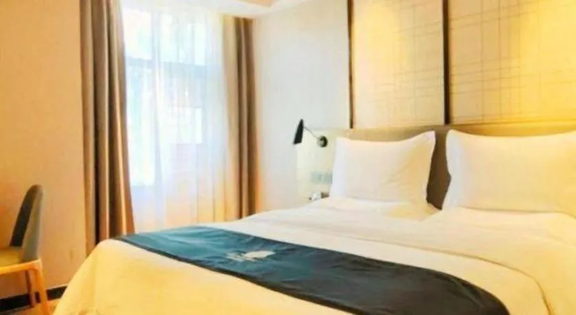 Bed in Echarm Hotel Lhasa Potala Palace